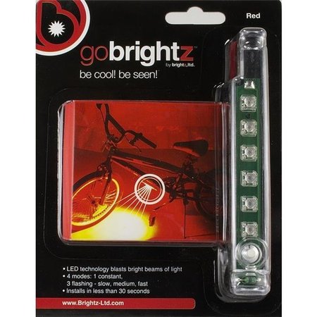 BRIGHTZ Brightz 9700287 Gobrightz Under Bike LED Light  Red 9700287